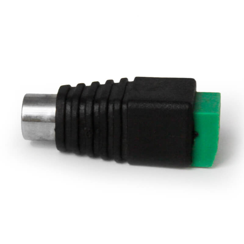 Qian QAY-60305 adaptador de cable de vídeo 2 x RCA Negro