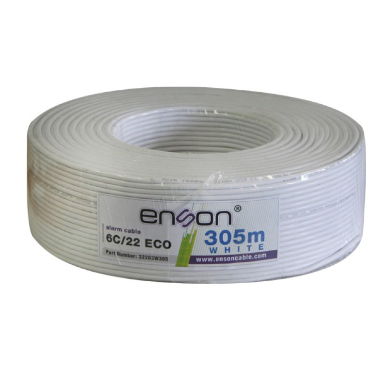 Enson 32203W305 cable de señal 305 m Blanco
