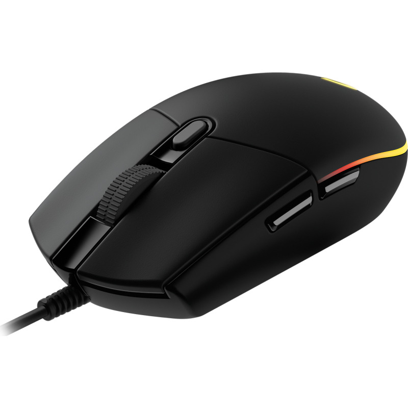 MOUSE GAMING LOGITECH G203 RGB LIGHTSYNC OPTICO USB ALAMBRICO 6 BOTONES PROGRAMABLES NEGRO image 5