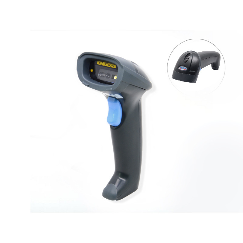 Syble XB-6258 lector de código barras Lector de código de barras manual 1D/2D CMOS Gris