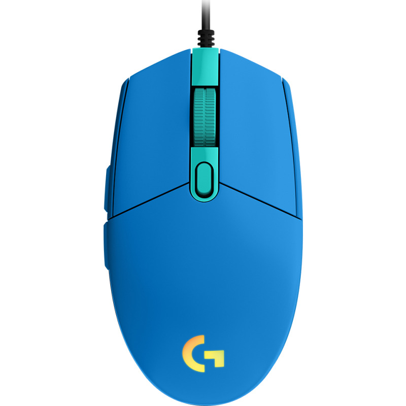 MOUSE GAMING LOGITECH G203 RGB LIGHTSYNC OPTICO USB ALAMBRICO 6 BOTONES PROGRAMABLES AZUL image 17