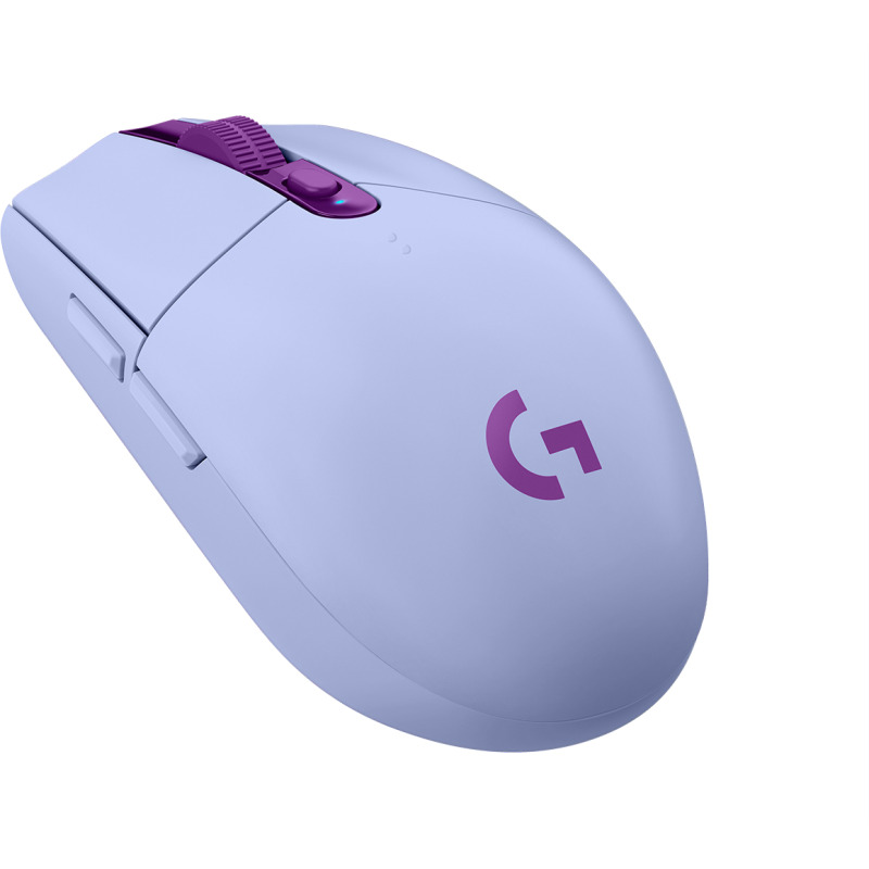 MOUSE GAMING LOGITECH G305 LIGHTSPEED LILAC OPTICO INALAMBRICO USB 1MS CON SENSOR HERO 12000DPI 6 BOTONES image 11