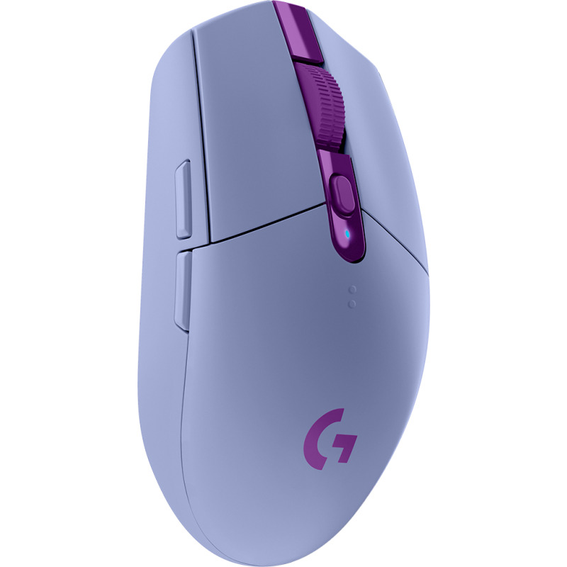 MOUSE GAMING LOGITECH G305 LIGHTSPEED LILAC OPTICO INALAMBRICO USB 1MS CON SENSOR HERO 12000DPI 6 BOTONES image 14