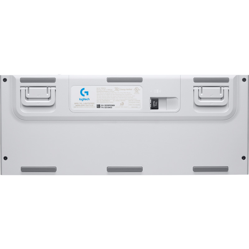TECLADO MECÁNICO LOGITECH G915 TKL GAMING WHITE RGB SIN TECLADO NUMÉRICO, BLUETOOTH, INALÁMBRICO LIGHTSPEED 1MS BATERÍA RECARGABLE image 8