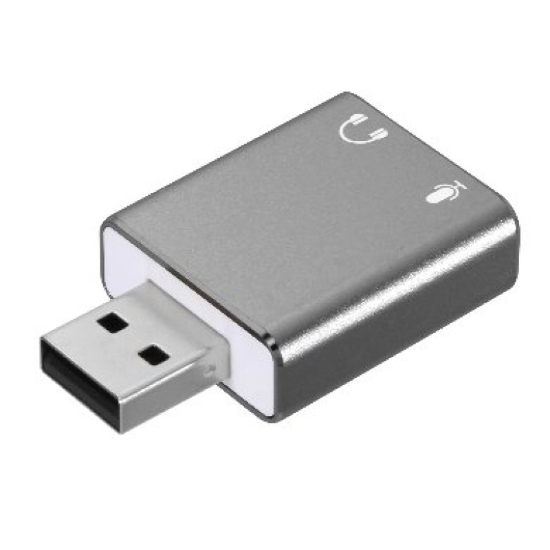 CONVERTIDOR BROBOTIX USB A AUDIO 7.1 GRIS METALICO image 5