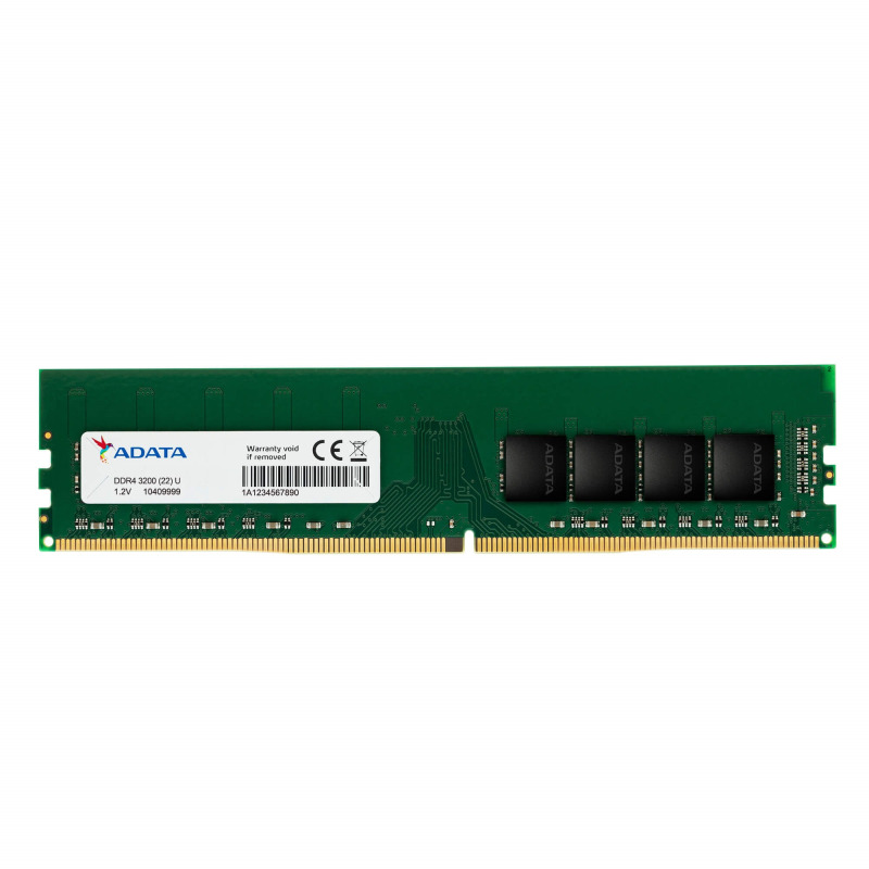 MEMORIA ADATA UDIMM DDR4 8GB PC4-25600 3200MHZ CL22 288PIN 1.2V PC (AD4U32008G22-SGN)