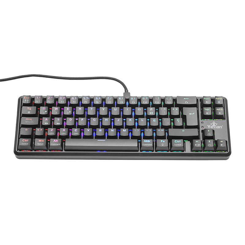 Yeyian YTM-28209R teclado USB QWERTY Negro image 6