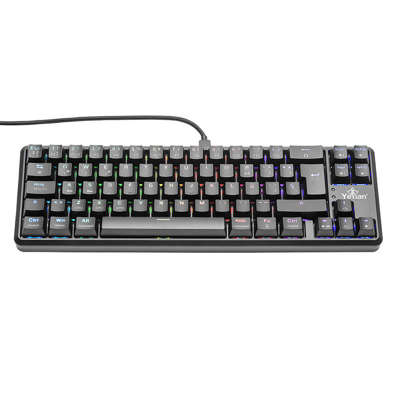 Yeyian YTM-28210B teclado USB QWERTY Negro