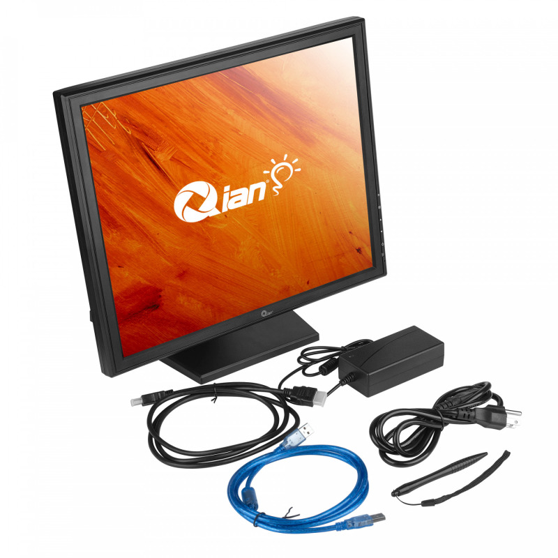 MONITOR TOUCH LED QIAN TIAGO QPMT1701 17" USB, VGA, HDMI, 1280*1024 PX image 7