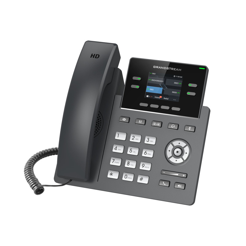 Teléfono IP Grado Operador 4 líneas SIP con 2 cuentas pantalla a color 24 PoE codec Opus IPV4/IPV6 con gestión en la nube GDMS image 5