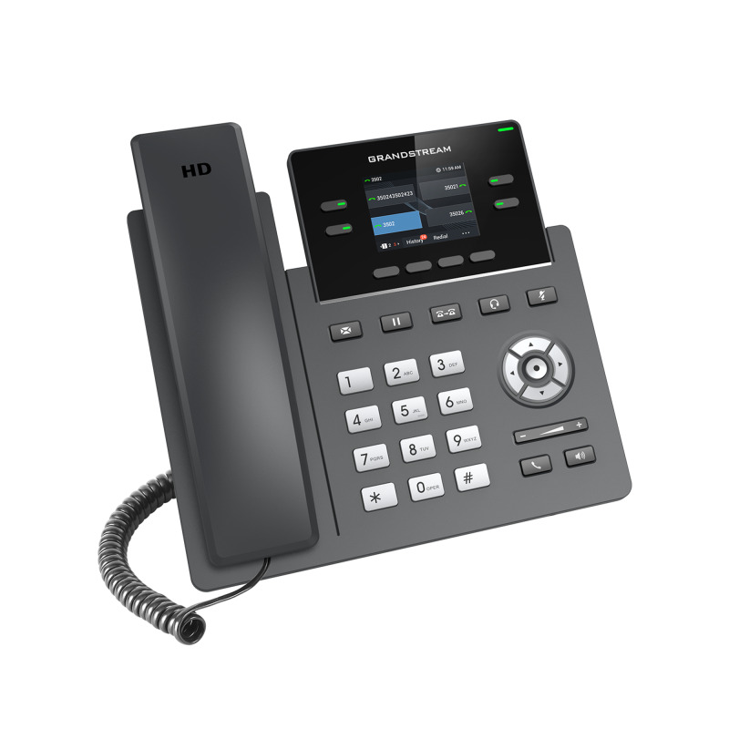 Teléfono IP Grado Operador 4 líneas SIP con 2 cuentas pantalla a color 24 PoE codec Opus IPV4/IPV6 con gestión en la nube GDMS image 6