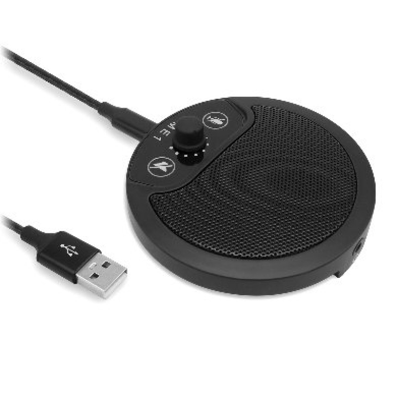 MICROFONO BROBOTIX PARA PC, OMNIDIRECCIONAL, CANCELACION DE RUIDO, CONEXION USB-C, NEGRO image 4