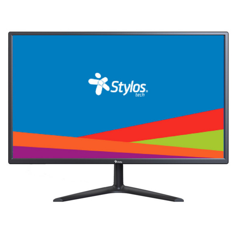 MONITOR LED STYLOS 19" (STPMOT3B) SMOT3, HD, 60HZ,5MS, 1-VGA, 1-HDMI, NEGRO