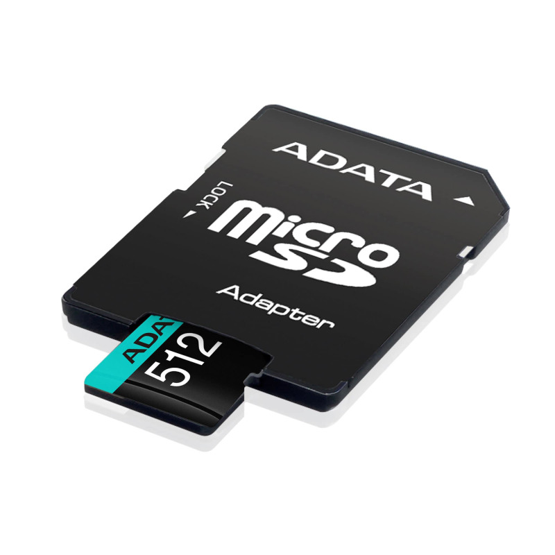 MEMORIA ADATA MICRO SDXC/SDHC 512GB UHS-I 100MB/85MB CLASE 10 V30 A2 C/ADAPTADOR (AUSDX512GUI3V30SA2-RA1) image 3