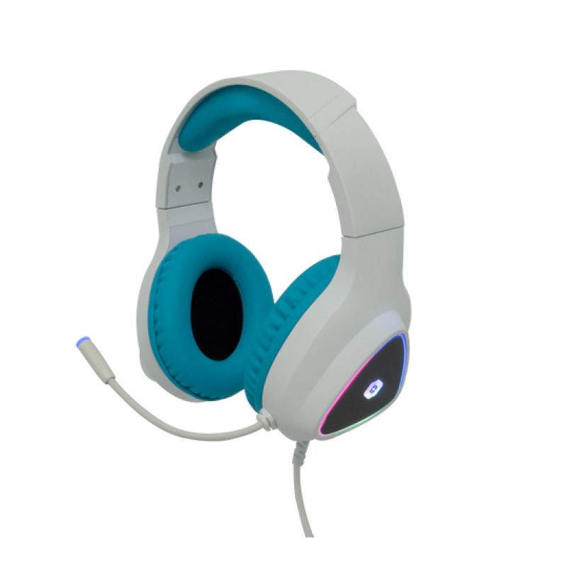 TECLADO/MOUSE/TAPETE Y DIADEMA GAMING VORTRED BY PERFECT CHOICE LUZ RGB BLANCO image 4