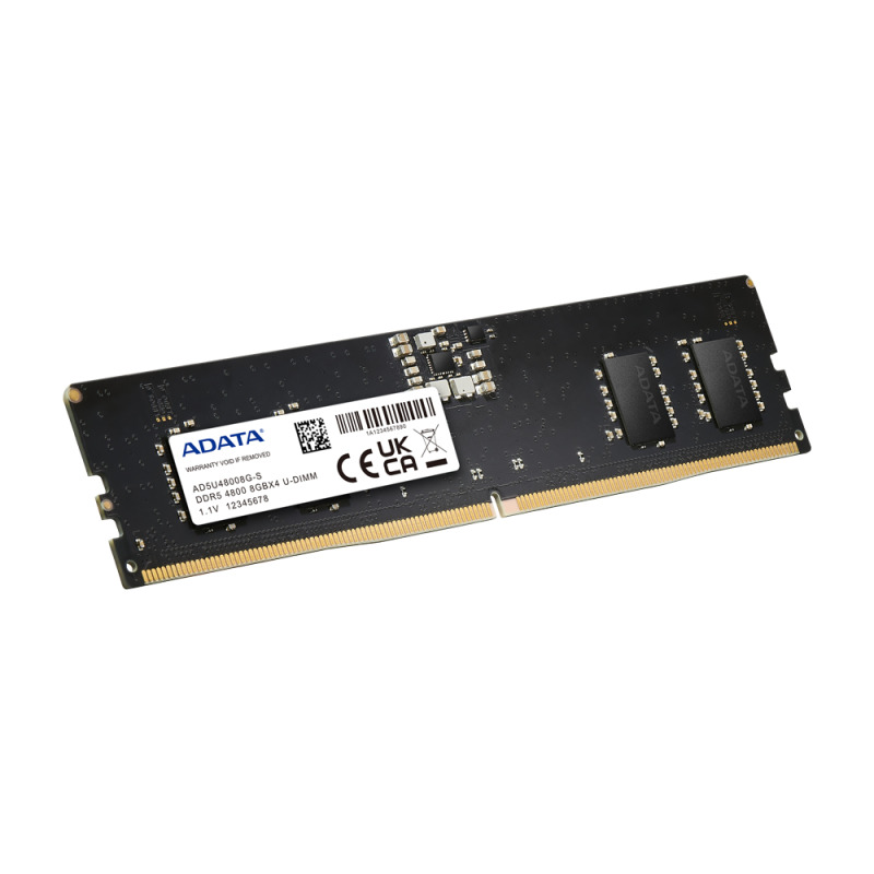MEMORIA ADATA UDIMM DDR5 8GB PC5-38400 4800MHZ CL40 288PIN 1.1V PC (AD5U48008G-S) image 3