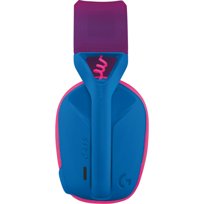 AUDIFONOS GAMING LOGITECH G435 LIGHTSPEED INALAMBRICO RECARGABLE 18HRS DE USO AZUL image 5