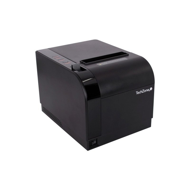 MINIPRINTER TECHZONE TZBE301, TERMICA, 80 MM, VEL 300 MM/S, 576 DPI, USB, SERIAL, RJ45, RJ11, CORTADOR AUTOMATICO, 1 AÑO DE GARANTIA image 3
