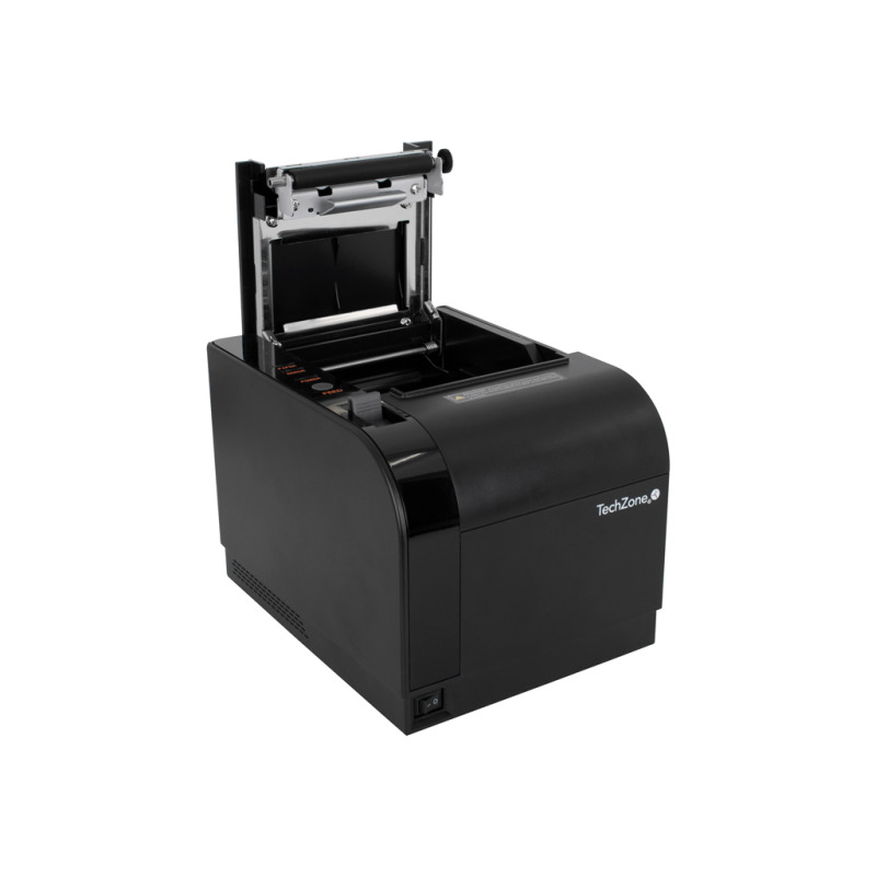 MINIPRINTER TECHZONE TZBE301, TERMICA, 80 MM, VEL 300 MM/S, 576 DPI, USB, SERIAL, RJ45, RJ11, CORTADOR AUTOMATICO, 1 AÑO DE GARANTIA image 4