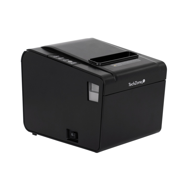 MINIPRINTER TECHZONE TZBE102, TERMICA, 80 MM,VEL 250 MM/S, 203 DPI, USB, SERIAL, RJ45, RJ11, CORTE AUTOMATICO, 1 AÑO DE GARANTIA  image 3