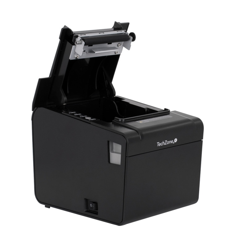 MINIPRINTER TECHZONE TZBE102, TERMICA, 80 MM,VEL 250 MM/S, 203 DPI, USB, SERIAL, RJ45, RJ11, CORTE AUTOMATICO, 1 AÑO DE GARANTIA  image 4