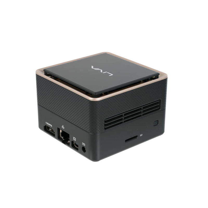ECS LIVA Q3 Plus V1605B Mini PC AMD Ryzen Embedded V1000 8 GB DDR4-SDRAM 128 GB eMMC Windows 10 Pro Negro image 5