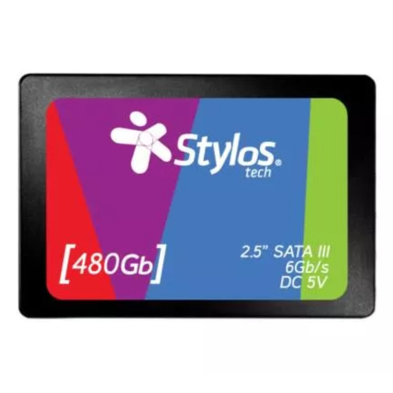 UNIDAD SSD 2.5" STYLOS 480GB (STMSSD3B) SATA3, 7MM, NEGRO