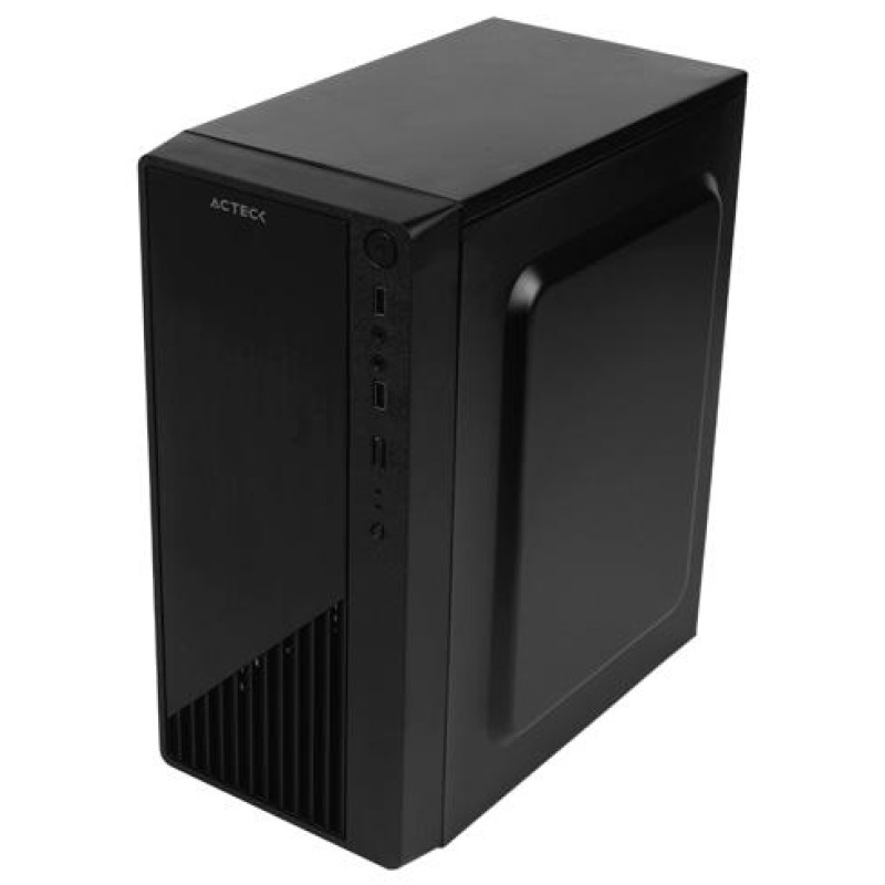 GABINETE ACTECK KIOTO GC220 / MICRO ATX SLIM / MICRO ATX, MINI ITX / FUENTE 500W / PANEL ACRILICO, METAL / NEGRO / AC-933063 image 3