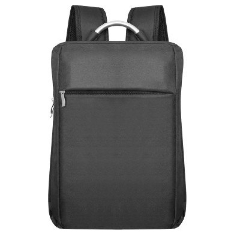 MOCHILA BACKPACK BROBOTIX CHAMPION 15.6 PULGADAS, ASA METALICA, COLOR NEGRO