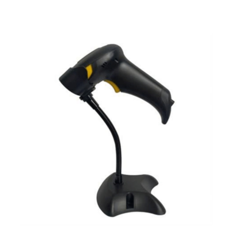 LECTOR DE CODIGOS DE BARRA Y QR NEXTEP (1D/2D) USB CON BASE AJUSTABLE NEGRO NE-503