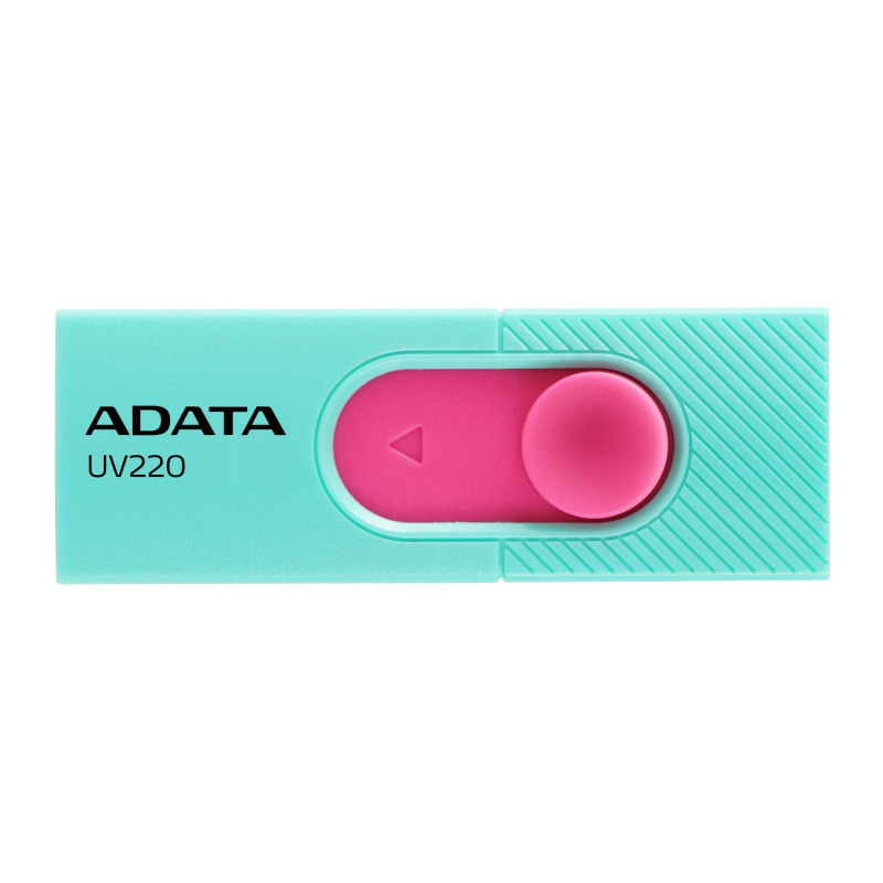 MEMORIA ADATA 32GB USB 2.0 UV220 RETRACTIL AZUL-ROSA (AUV220-32G-RGNPK)