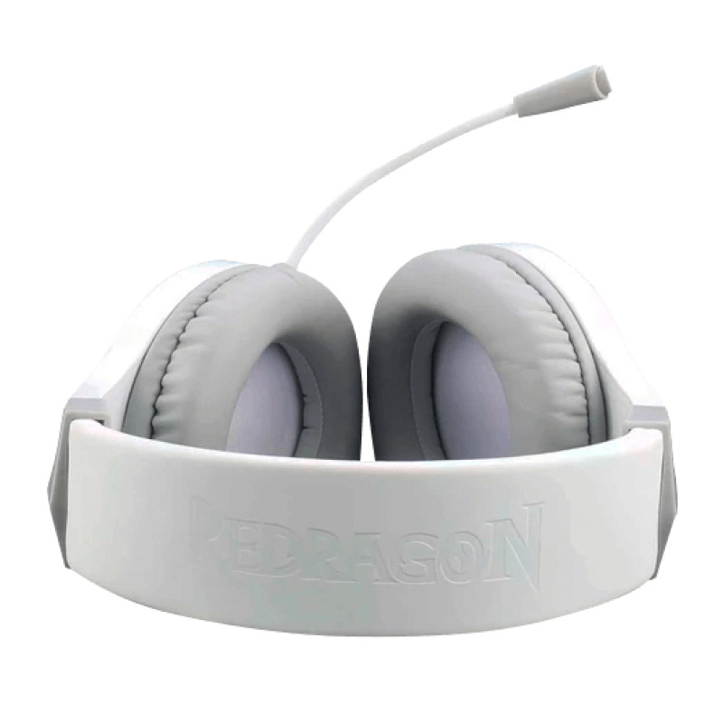 REDRAGON H260W-RGB HYLAS RGB WHITE, Auricular stereo multiplataforma, iluminación RGB image 3
