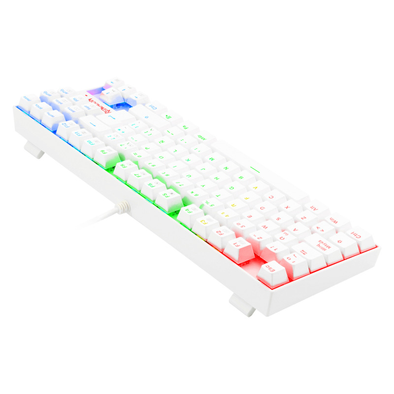 REDRAGON K552W-RGB-1R-SP KUMARA WHITE RGB, Teclado Mecánico Gaming image 7