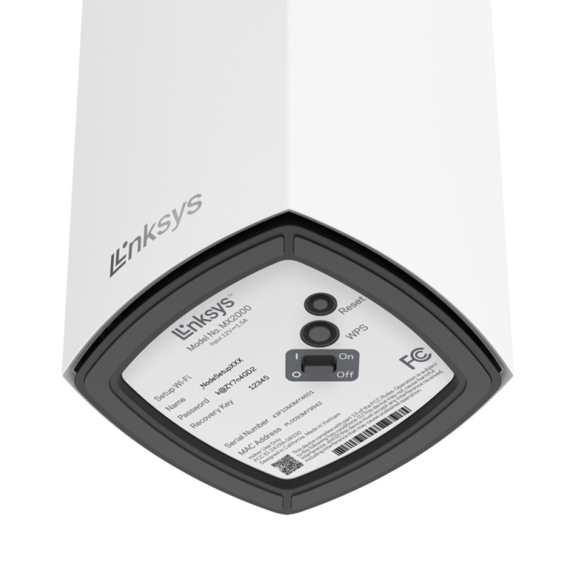 SISTEMA ATLAS 6 LINKSYS MX2002 2-PIEZAS MESH WI-FI 6 AX3000 DOBLE BANDA (5GHz y 2.4GHz) 3 PUERTOS LAN RJ45 Y PTO WAN image 6