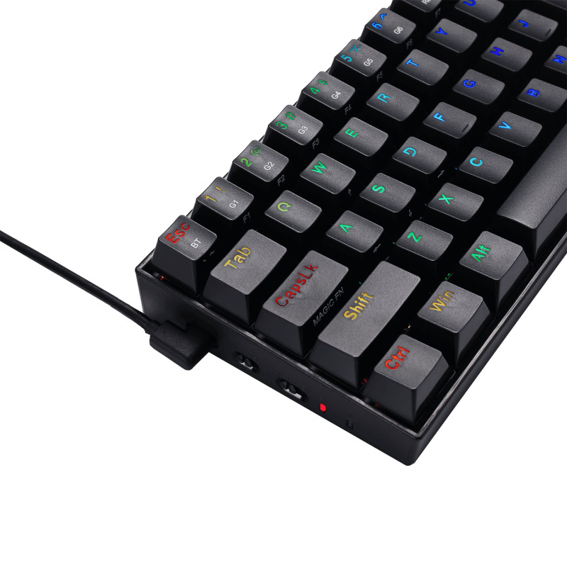 REDRAGON K530-RGB teclado USB + Bluetooth QWERTY Inglés Negro image 4