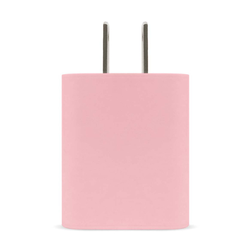 COMBO BROBOTIX CARGADOR DE PARED + CABLE USB-A A USB-C, CARGA RAPIDA, 18W, COLOR ROSA image 6