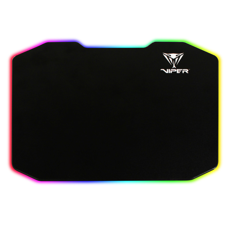 MOUSE PAD GAMING VIPER ILMINACION LED 35.35 X 24.27 CM BASE DE GOMA ANTIDESLIZANTE USB