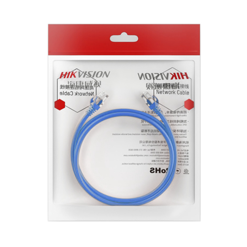 Cable de Parcheo Patch Cord / UTP / Cat 6 24 AWG / 1 Metro / Color Azul / Ideal para PoE / Interior