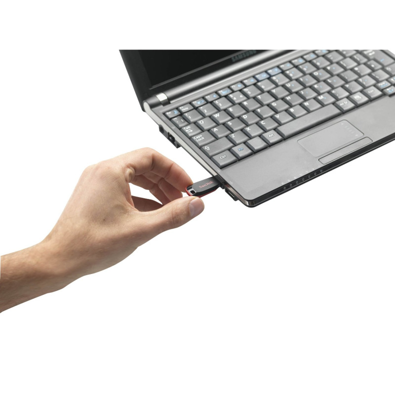 MEMORIA SANDISK 128GB USB 2.0 CRUZER BLADE Z50 NEGRO C/ROJO SDCZ50-128G-B35 image 3