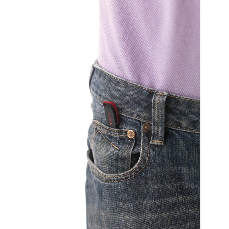 MEMORIA SANDISK 128GB USB 2.0 CRUZER BLADE Z50 NEGRO C/ROJO SDCZ50-128G-B35 image 5