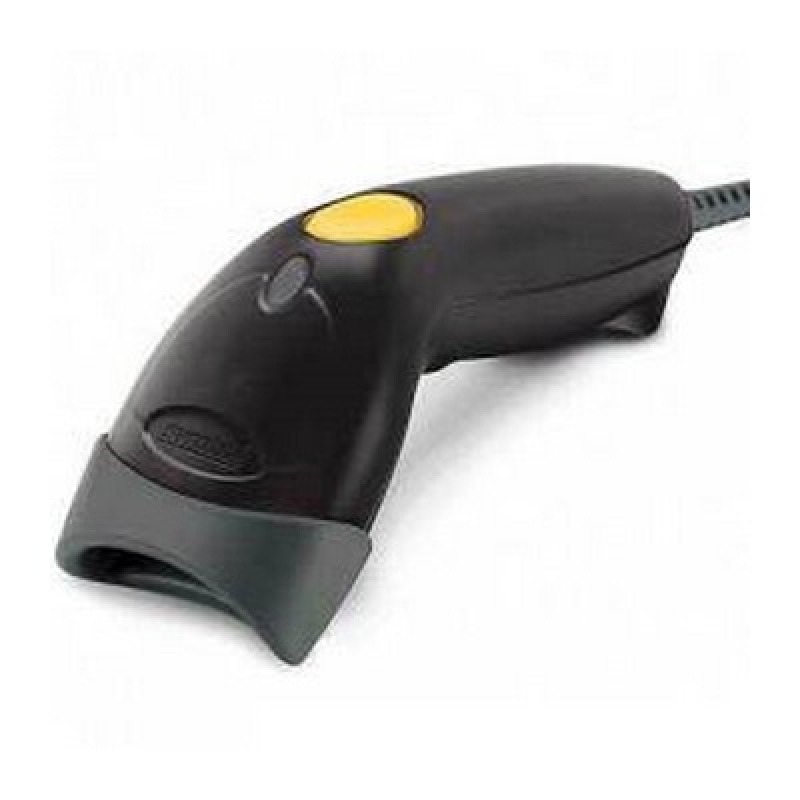 LECTOR DE CODIGO DE BARRA ZEBRA LS203 LASER 1D NEGRO  ALCANCE NORMAL C/ BASE CABLE USB LS1203-7AZU0100SR