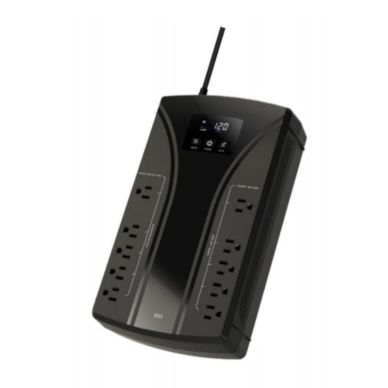 NO-BREAK KOBLENZ 750VA/420W 10 CONTACTOS NEMA 5-15R 5 CON RESPALDO BAT. 12V/7Ah PANTALLA LCD PTO USB