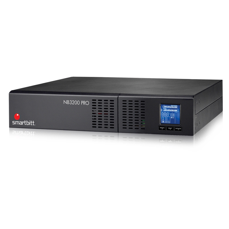 NO-BREAK SMARTBITT 3.2KVA/2700W, INTERACTIVO SENOIDAL, TORRE/RACK 2U, CLAVIJA NEMA L5-30P, 7 CONTACTOS 6 NEMA 5-15/20R Y 1 NEMA L5-30R, CON RESPALDO DE BATERAS, PANEL LCD