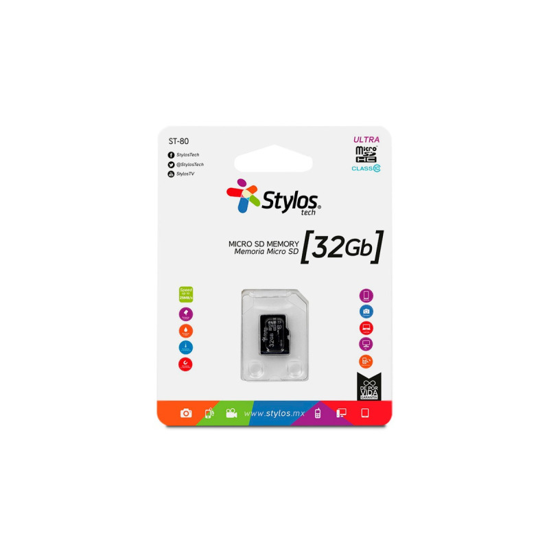 Stylos STMSDS3B memoria flash 32 GB MicroSDHC UHS-I Clase 10 image 3