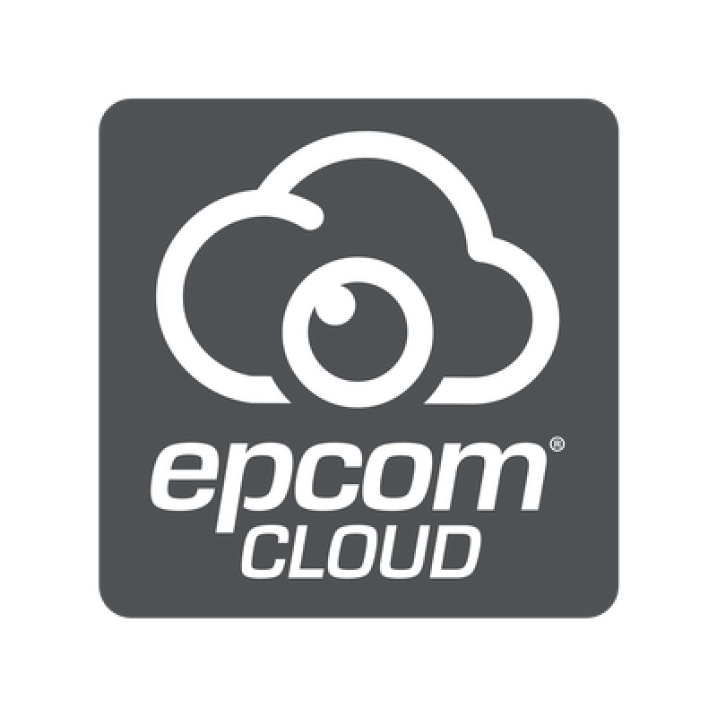 Suscripción Anual Epcom Cloud / Grabación en la nube para 1 canal de video a 4MP con 60 días de retención / Grabación continua