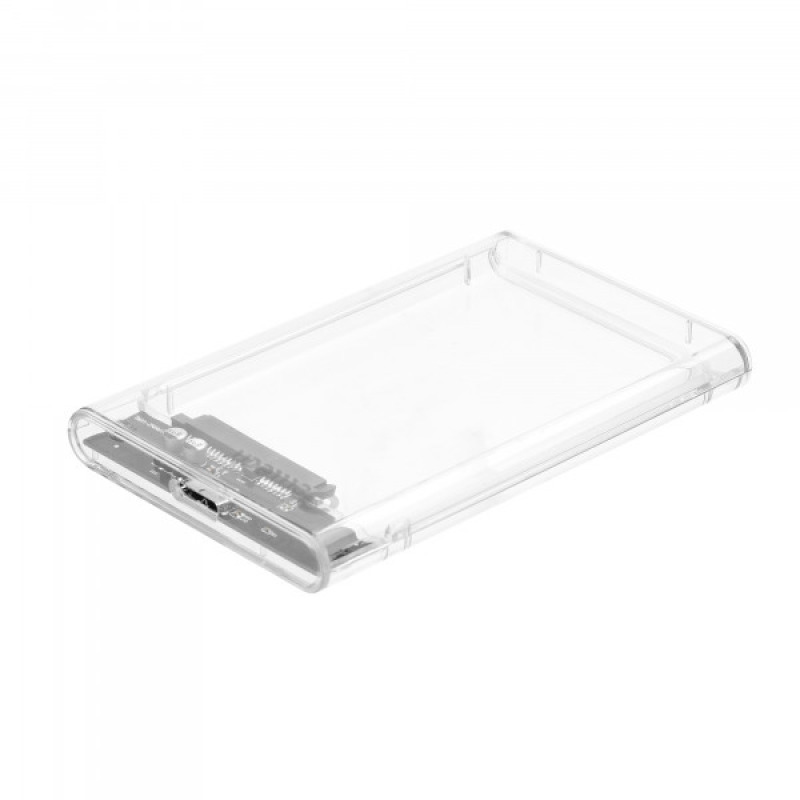 Getttech GCE-U325-01 caja para disco duro externo Transparente 2.5"