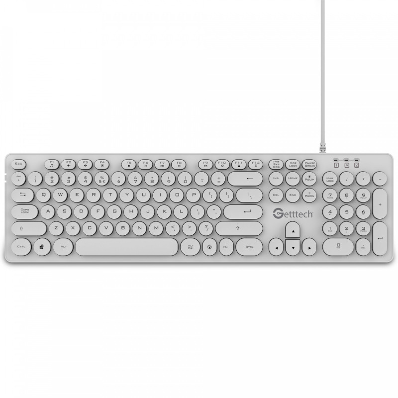 Getttech GTI-28201B teclado USB Blanco image 6