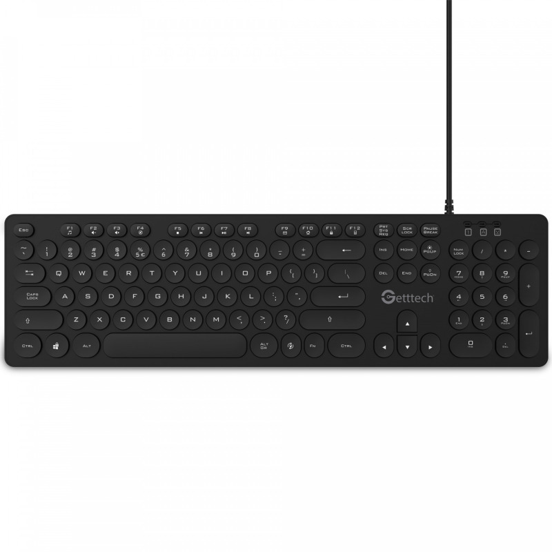 TECLADO GETTTECH (GTI-28201G) IGNITE, RETROILUMINADO, USB, 105 TECLAS