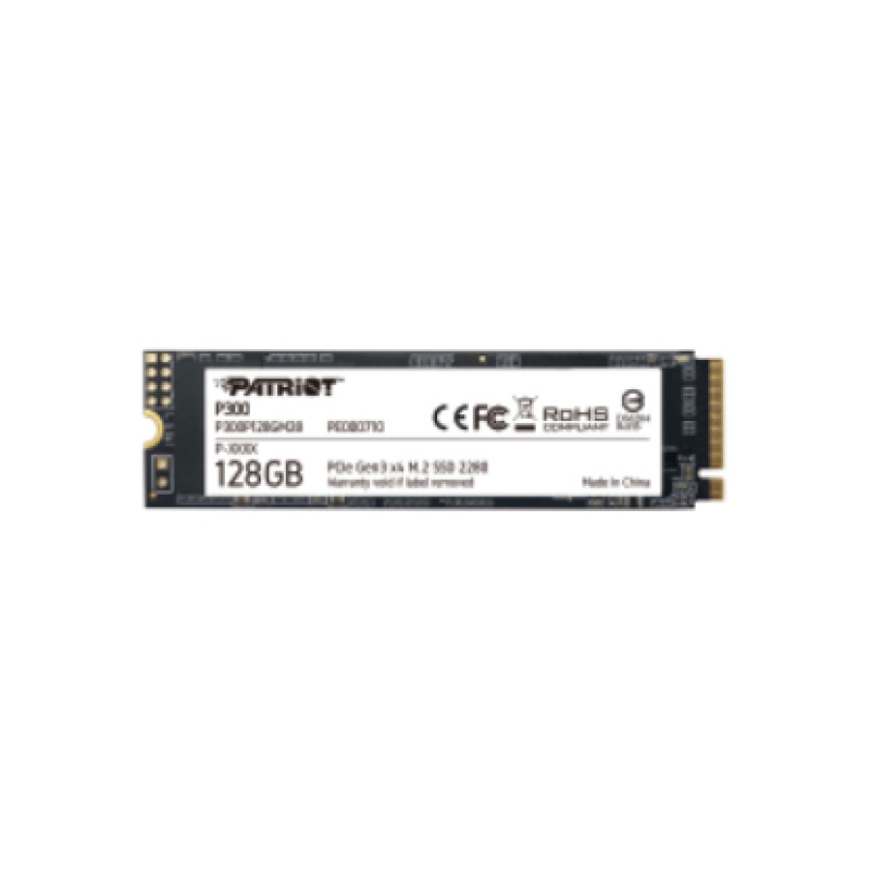 UNIDAD SSD M.2 PATRIOT 128GB (P300P128GM28) P300, PCIE 3.0, NVME, 2280