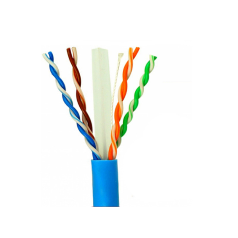 SAXXON OUTP6COP100B - Bobina de Cable UTP Cat6 100% Cobre/ 100 Metros/ Color Azul/ Uso Interior/ Soporta Pruebas de Fluke Test/ Cert ISO9001/ UL 444/ RoSH/ ANSI/ TIA/ EI